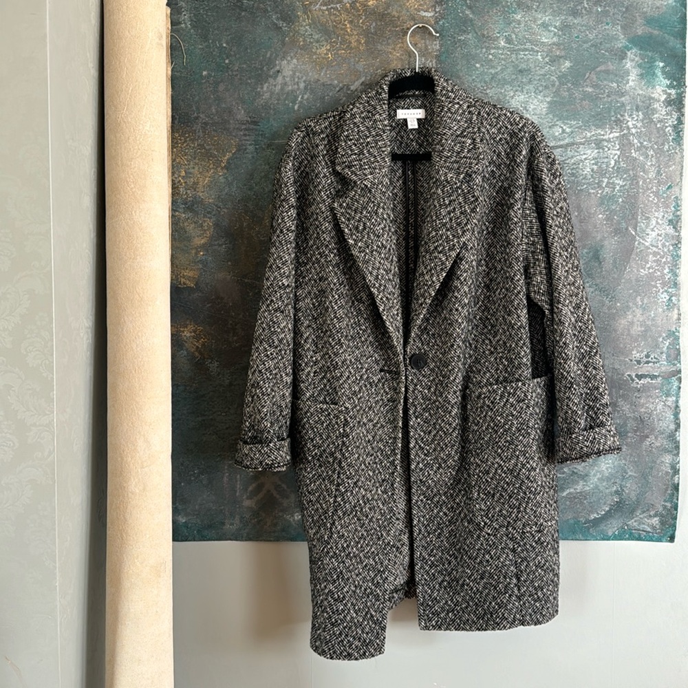 Topshop Classic Herringbone Jacket- WORN ONCE!